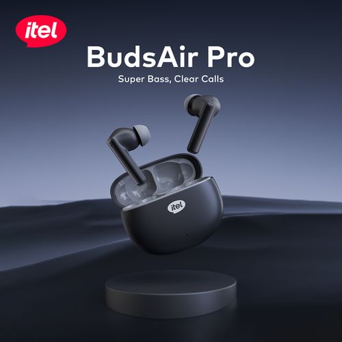 itel TWS BudsAir Pro Earphones Earbuds Bluetooth5.4ENC WHITE