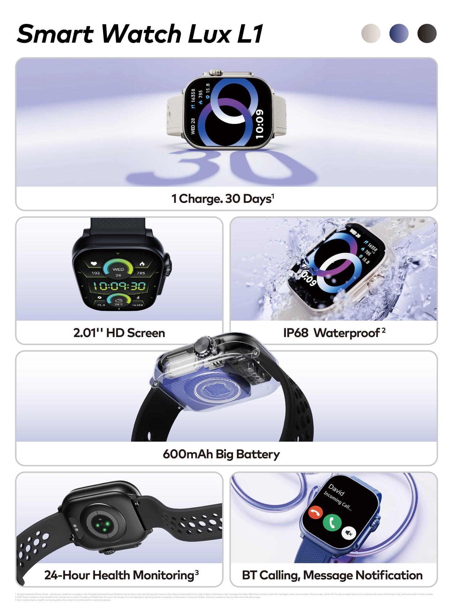 Lux L1 Smart Watch